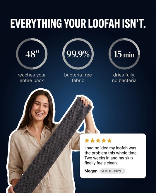 Nuorify Ag+ Shower Towel