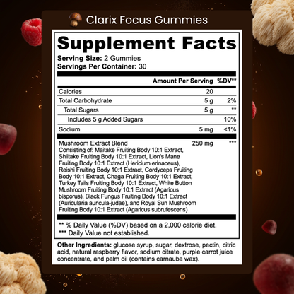 Clarix Focus Gummies