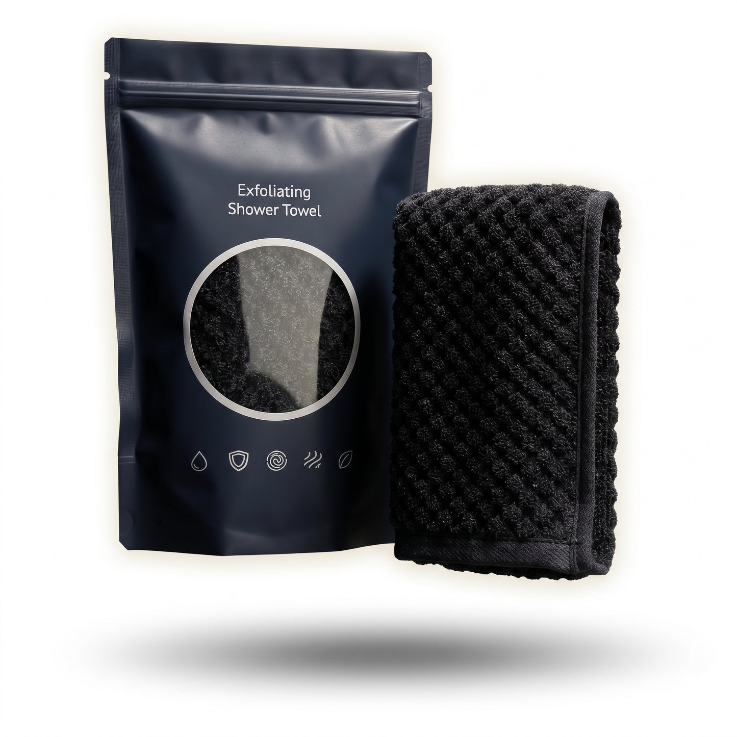 Nuorify Exfoliating Antibacterial Shower Towel