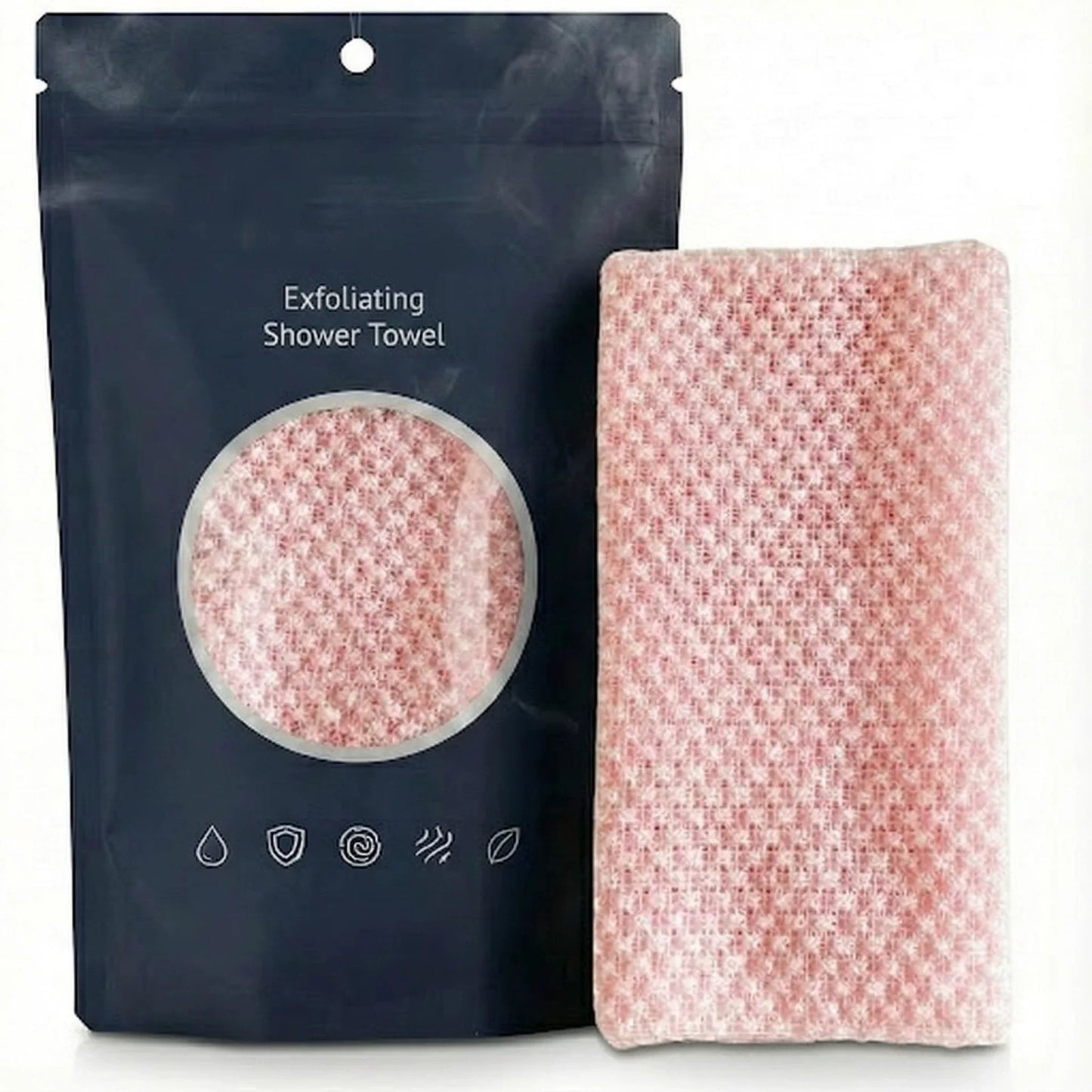 Nuorify Exfoliating Antibacterial Shower Towel