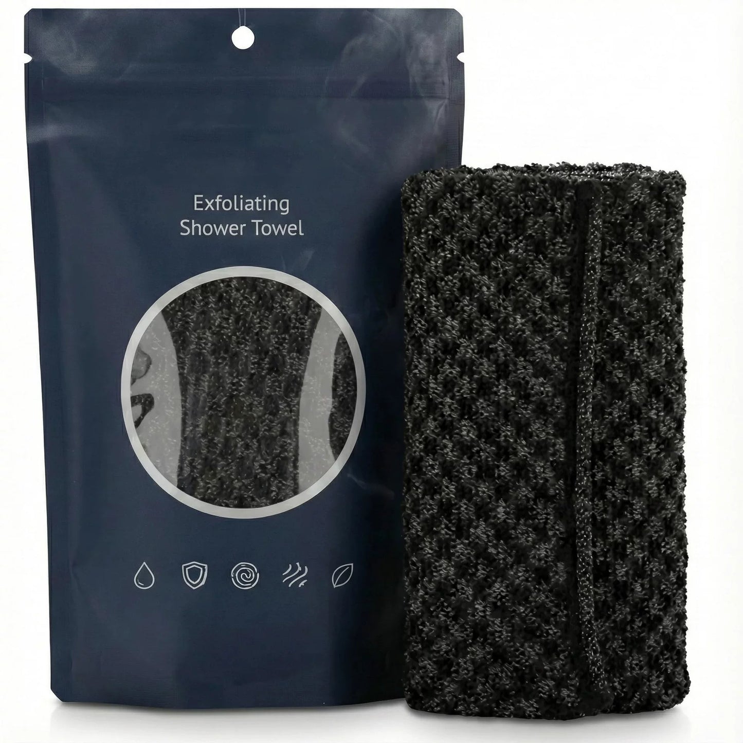 Nuorify Exfoliating Antibacterial Shower Towel